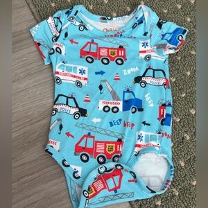 Little Sleepies Aqua Rescue Vehicles Bodysuit